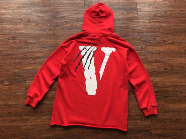 Vlone Black Panther Red Hoodie