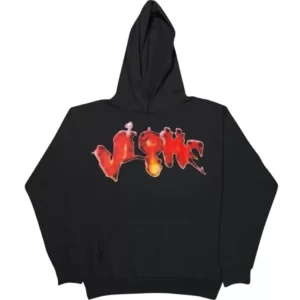 Vlone Halloween Flaming Pumpkin Hoodie