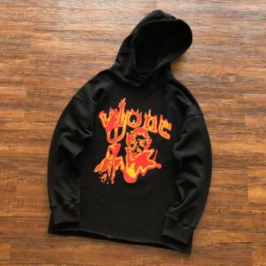 Vlone Hell Fire Black Hoodie