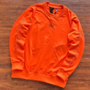 Vlone Orange Long Sleeve Sweatshirt